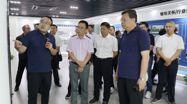 湖北省鄂州市委常委、副市长卢辉一行莅临樱花视频在线考察调研