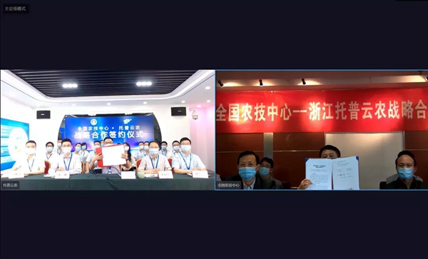 樱花视频在线与全国农技中心云签约仪式