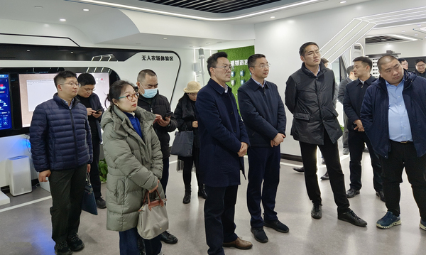 农业农村部信息中心与四川彭州、崇州市联合调研组赴樱花视频在线考察